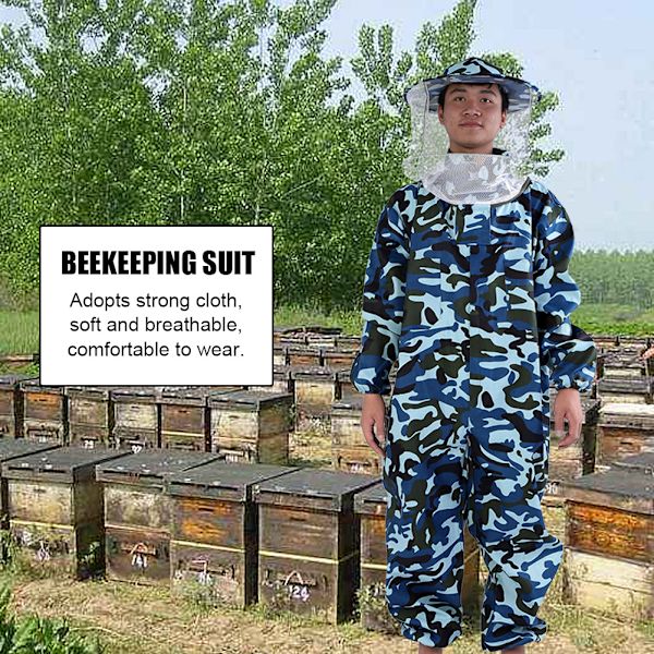 Ammattimainen mehiläishoidon suojapuku Mehiläishoidon mehiläishoitajan suojavarusteet (XL)