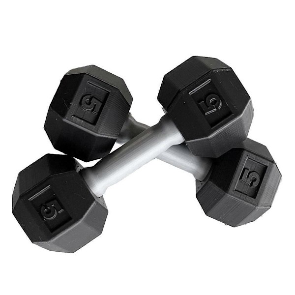 2 stk. Moderne Børne Vægt Sæt Legetøj Dumbbells til Småbørn Som Vist