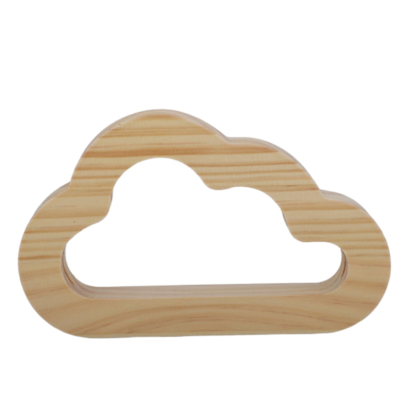 Träsnidningslampa Trä ihålig design USB -driven inbäddad 3D LED-nattlampa Dekorativt skrivbord för kontorsbord