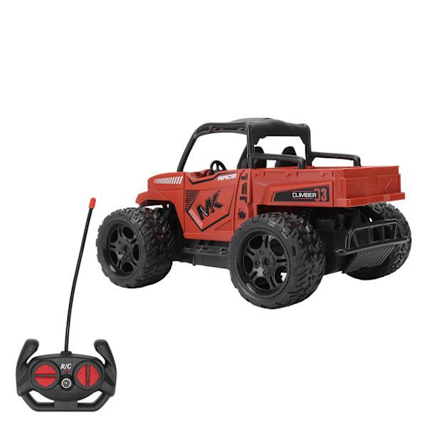 1/16 Fjärrstyrd bil 2.4GHZ Simulerade ljudeffekter 1/16 RC bil med ljus för över 3 år gammal orange röd