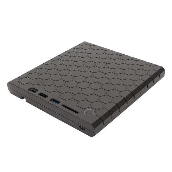 Eksternt CD DVD-drev USB3.0 USB C bærbart CD DVD-læser/skriver med hukommelseskortslot til Windows til OS X PC bærbar computer