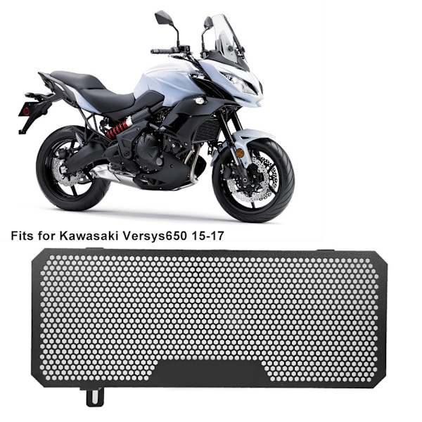 Radiator Grille Guard Cover Protector passar till Kawasaki Versys650 15-17