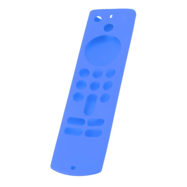 Fjärrkontroll Silikonskydd för Fire TV Stick Halkfritt Silikonskyddsfodral med Snodd 3:e generationens Blå