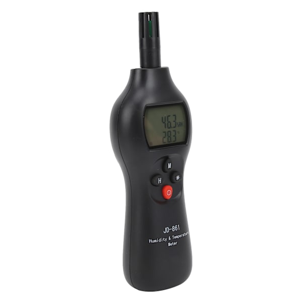 JD‑861 Temperatur- og fugtighedsmåler, bærbar digital skærm, multifunktionelt måleinstrument