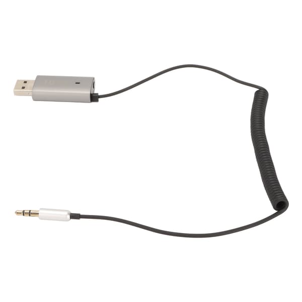 Bil Bluetooth 5.1 Aux-adapter USB til 3,5 mm Jack Bil Bluetooth-mottaker for bilstereo hodetelefoner høyttaler