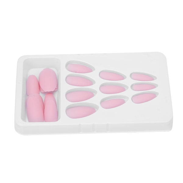 24st Nail Art Tips Set Matt Pure Color Konstgjorda falska naglar Cover False Nail TipsF124