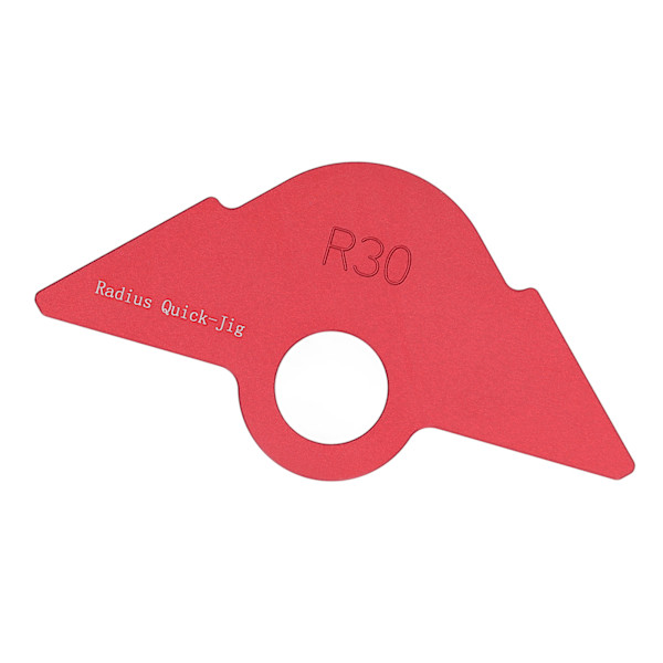 R30 Radius Jig Router Mal - Rundet Mal for Trefresing av Rundet Hjørne for Trefresing