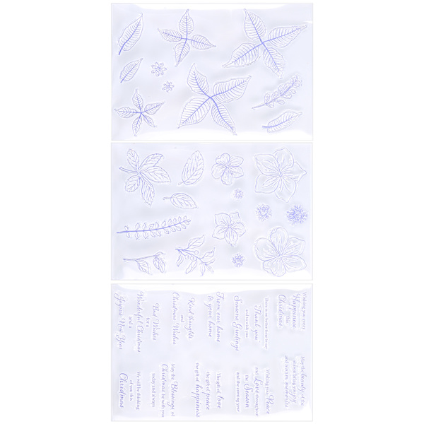 Gjennomsiktig TPR klare stempler for Scrapbooking Preging DIY Crafts Album Decoroation