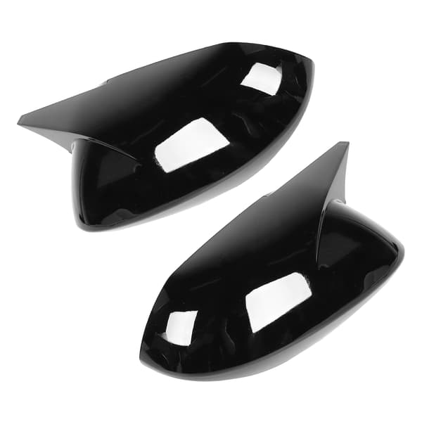 Par sidospegelkåpa Horn Style Protector Housing Passar för Corolla Sedan/Hatchback Svart