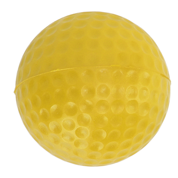 42,5 mm PU-vaahtomuoviset golfpallot, vahva joustavuus, ulkokäyttöön tarkoitetut golfharjoittelupallot urheilukuntoiluun, keltainen