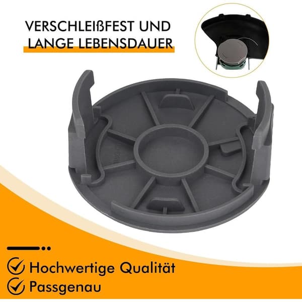 Spoledeksel F016F05320 Passer til Bosch 3600HC1JB0 EasyGrassCut 18 23 26 18-26 18-230 18-260 Gresstrimmer, Erstatningsspolehette (3 stk)