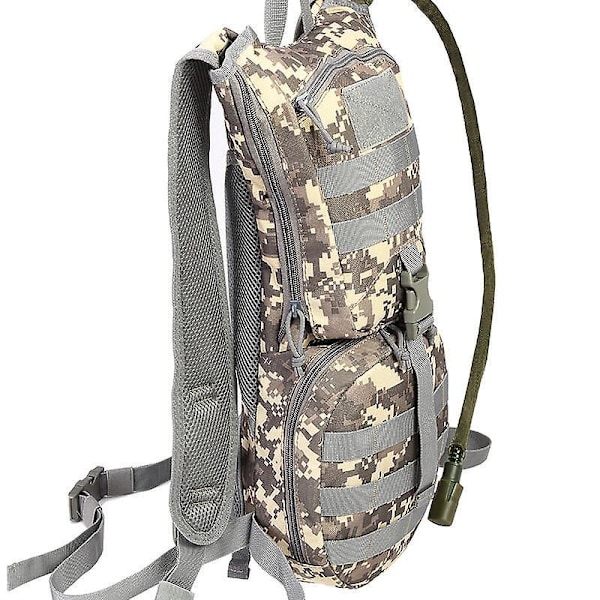 Taktisk Hydration Pack 3L TPU Vattenblåsa Militär Ryggsäck för Cykling Vandring Löpning Klättring Jakt Cykling