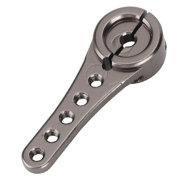 Styreservoarm i lang aluminiumslegering 25T Passer for 1/10 1/8 1/5 RC-bil (Titanium)