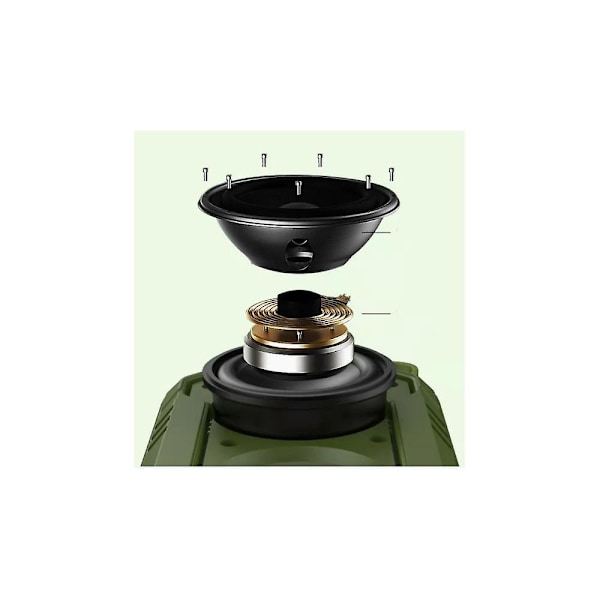 W28 Utendørs Walkman Spiller Radio Bluetooth Høyttaler Liten Lyd Håndradio Svart