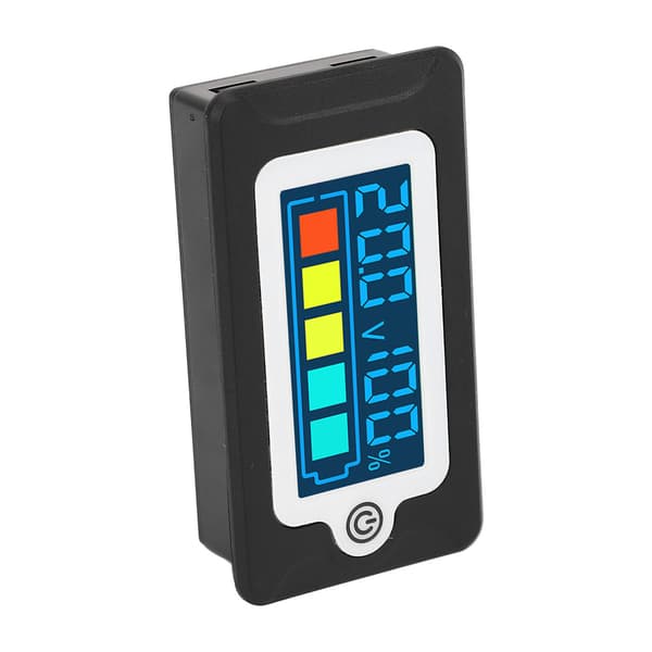 Batterispänningsprocenttestare LCD-display Ternär litium återstående batteridetektor mätare monitor