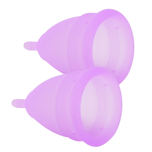 Menstruasjons originale autentiske kopper Sett Gjenbrukbar silikon menstruasjonskopp med pose BoxL