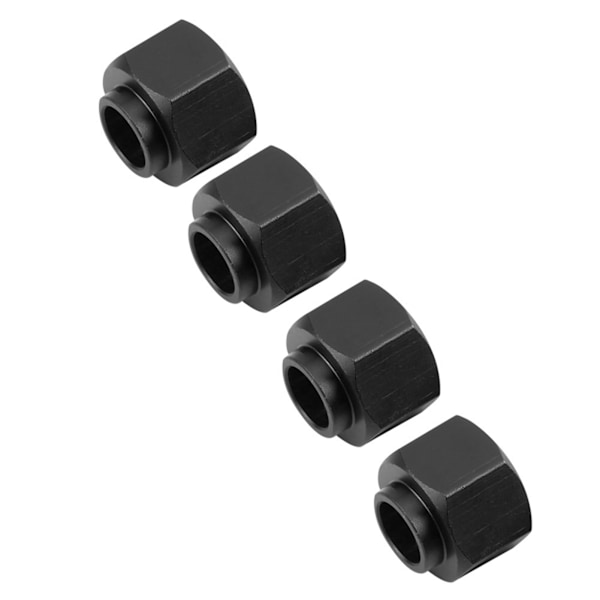 RC-bilhjul breddar adapter 9 mm breddningsset för TRAXXAS TRX-4 D90 SCX10 1/10 bil (svart)