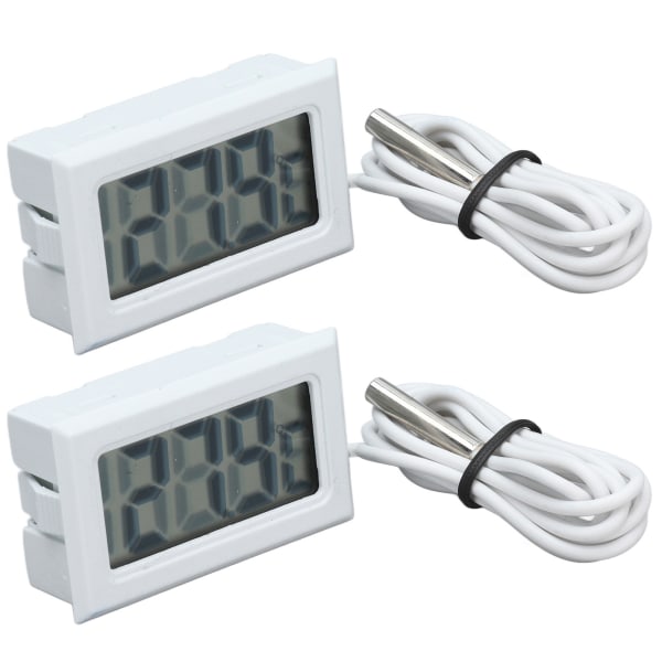2st elektronisk digital termometer termostat temperaturmätare 2s Uppdatera med ProbeWhite