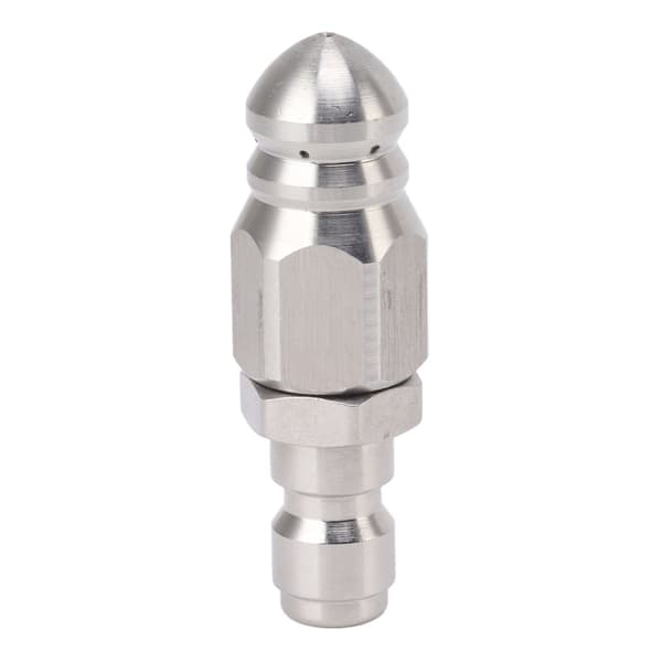 56MM Kloakdyse 5000PSI 1 Front 6 Bag Rustfrit Stål Kloakdyse til Rørrensning Toiletpropfjerner