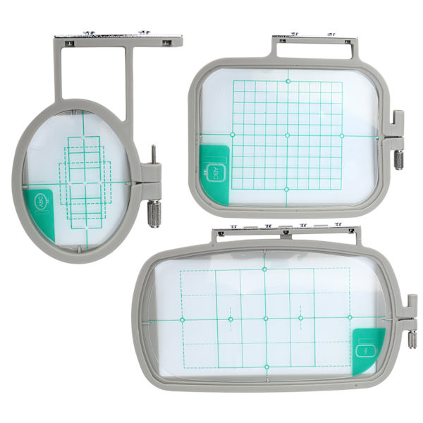 3-pack broderiram med hushålls multifunktionell broderi symaskin set för hemmet