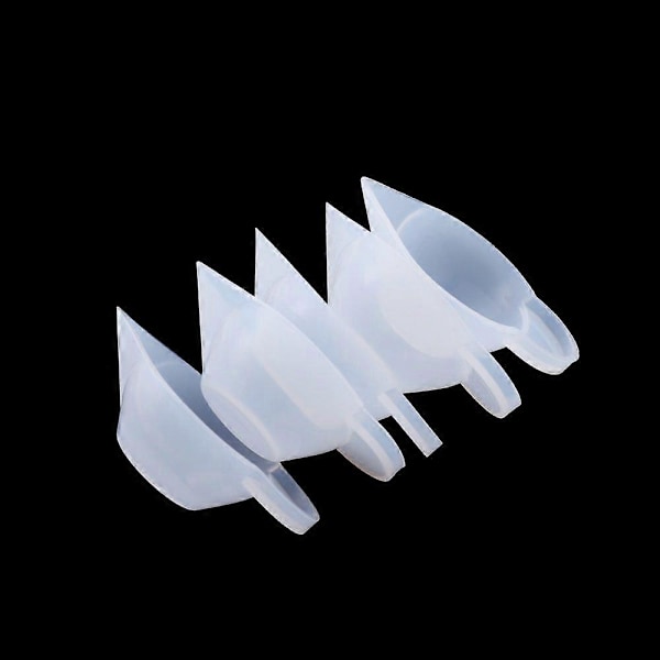 5 stk./Lot Silikonkopper for dispensering av UV-epoksyharpiks DIY harpiks smykker verktøy tilbehør Lett å skrelle av Style02