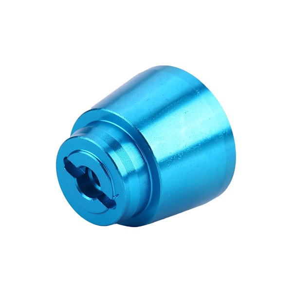 Aluminiumlegering Bakhjul Sekskant Navadapter for Axial Rock Racer 90026 RC Bil (Blå)