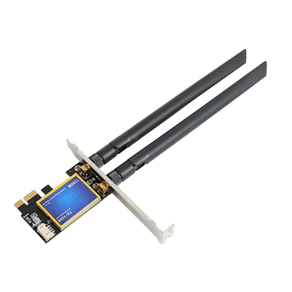 PCIE WiFi-kort 2.4G 5G Dual Band 1200Mbps Bluetooth 4.0 PCIE WiFi-kort Desktop trådløs netværksadapter