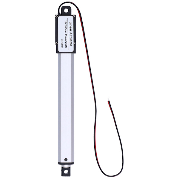 Lineær aktuator DC 12V 100mm intern grensebryter Lav støy elektrisk mini lineær aktuator for industrielt landbruk15mm/s-50N