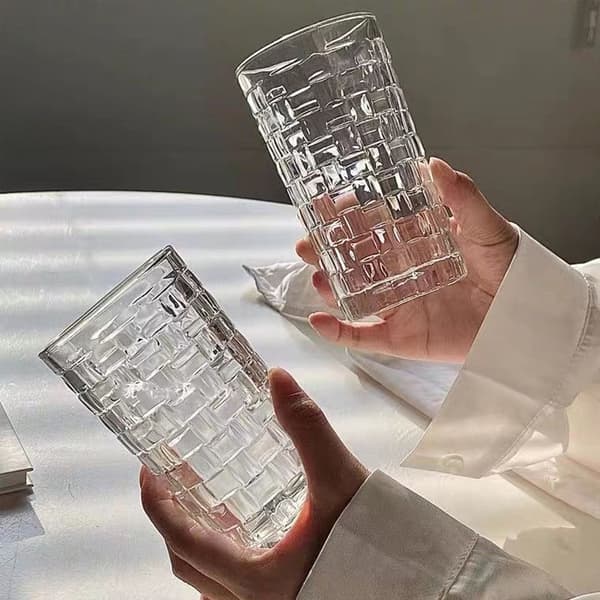 400 ml husholdningspreget glasskopp for juice, kaffe, kalde drikker