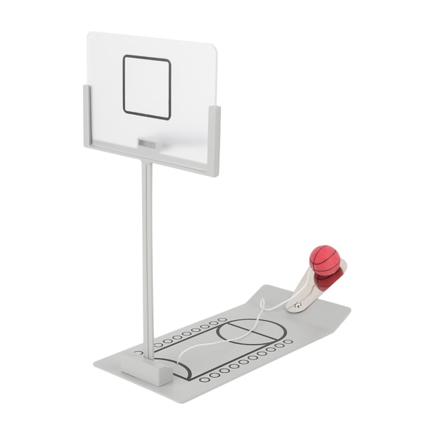 Miniatyr Office Desktop Ornament Dekoration Basket Hoop Toy Brädspel för Basket älskare