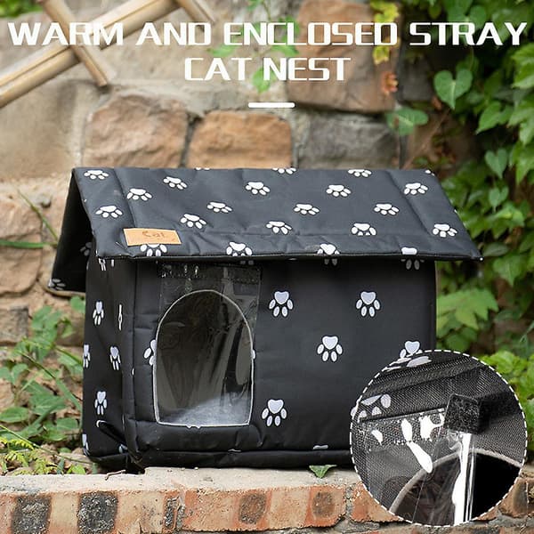 Outdoor Pet Sleeping Tent Windproof Waterproof Pet Home for the Yard M