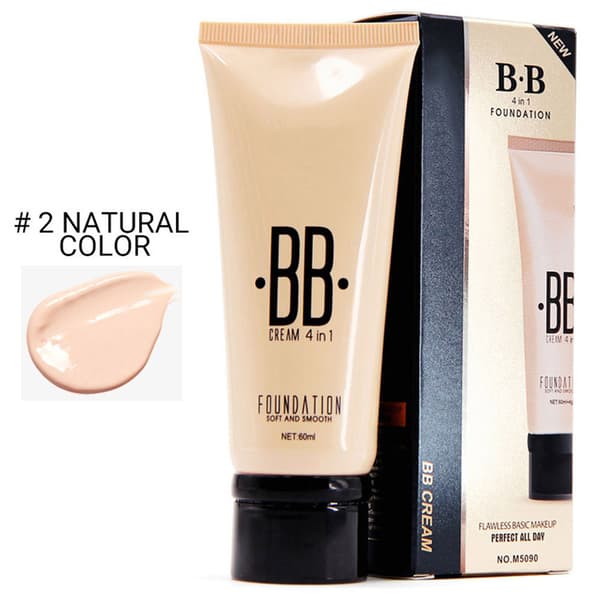 Profesjonell flytende sminkefoundation Langvarig feilfri concealer kosmetikk 2#