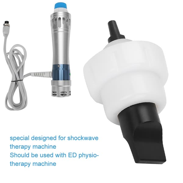 Massage Probe Udskiftningstilbehør til Shockwave Therapy Smertelindring ED Fysioterapi Maskine - Flad Probe