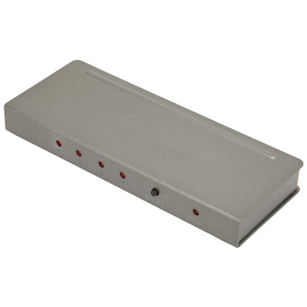 HD Multimedia Interface Splitter 4K 1 in 4 ut Stöd 3D 1080P Video Distributor Duplicator 100‑240V UK-kontakt
