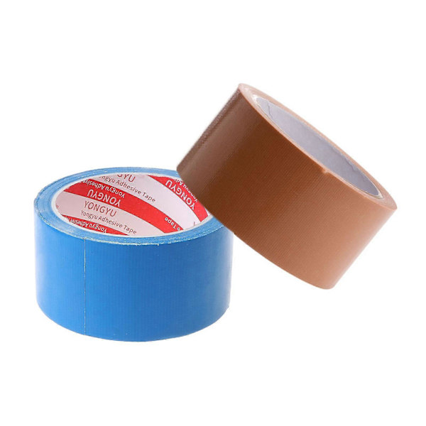 10m X 50mm Vandtæt Klæbende Lærreds Duct Tape Rulle Håndværk Reparation 8 Farver Hvid