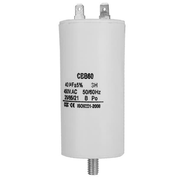 CBB60 450V 40uf vannpumpkondensator for vaskemaskin 50/60Hz