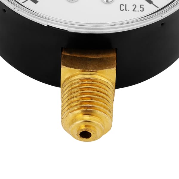 Luft Olja Vatten Tryckmätare 1/4 Tum NPT 0-10 Bar Sidomonterad Manometer
