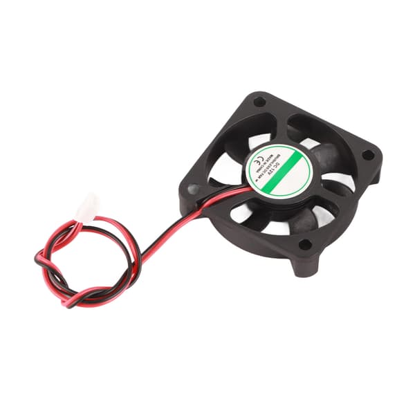 2 stk. 3D-printertilbehørsdel DIY 5010 Køleventilator 2Pin 12V 4000‑6500 RPM 30dB 8‑14CFM