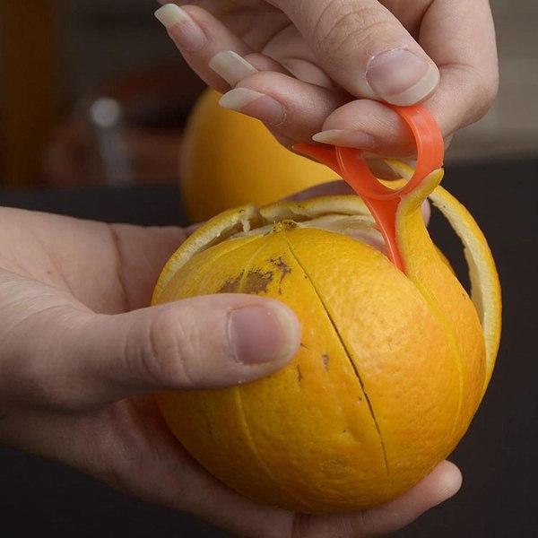 Citrus Zester Peeler Set - Helppo hedelmäleikkuri ja avaaja appelsiineille
