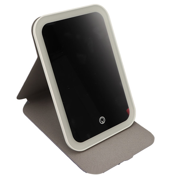 LED Makeup Spejl 3 Lysfarver Justerbar Lysstyrke Touch Switch Spejl til Hjem Rejse Brug Lilla