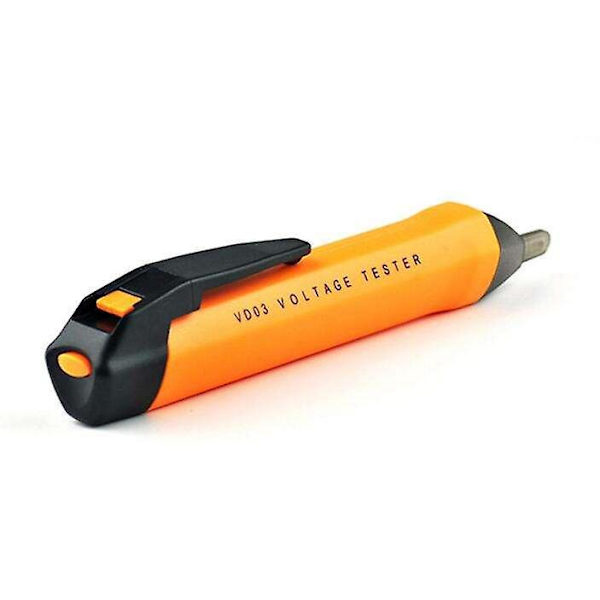Berøringsfri Spændingstester Pen, 50V til 1000V AC, Hørbar og Blinkende LED-alarm