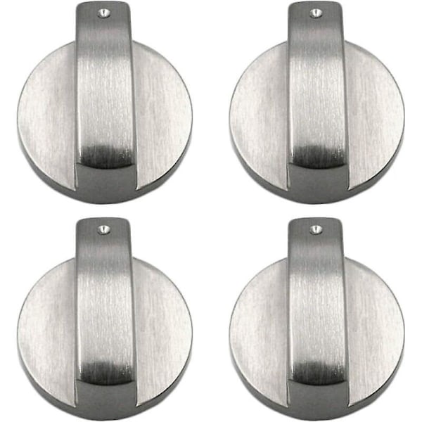4 st Spisknopp Gasspisknoppar Metall Gasspisknoppar Gasspisknopp Kontroll Metall Spisknoppar För Kök 6mm