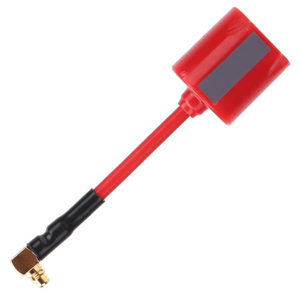 5.8Ghz MMCX 2.8dbi RHCP Lang Antenne til FPV Racing Drone RC Dele Tilbehør Rød Vinkel