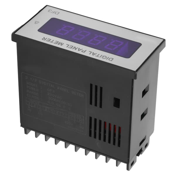 BERM 3 1/2 Digitalt Panelmåler Spenningsstrømvisning Måleinstrument 50A 220V