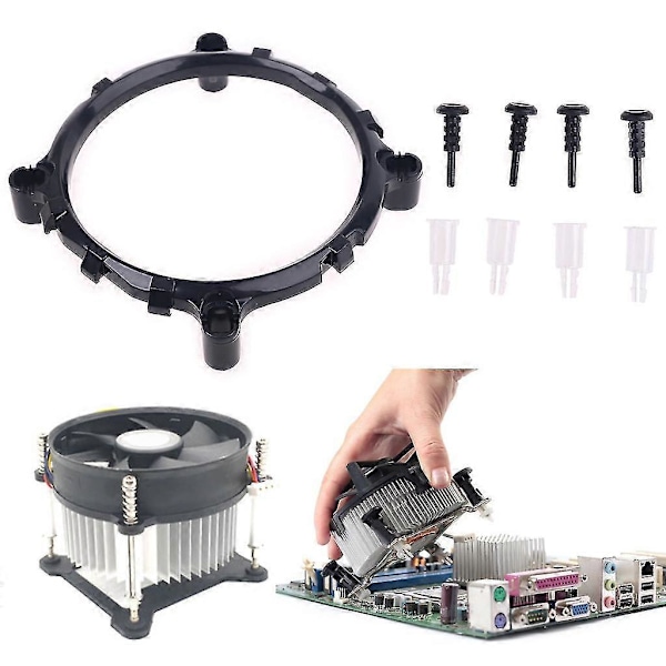 For PC Hovedkort CPU Radiatorblokk Bakplate Monteringsskruer Brakett