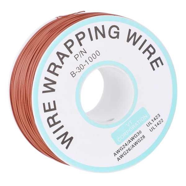 Kobbertrådskredsløb Flying Wire Tinnet Single Core Electronic Connecting LineBrown