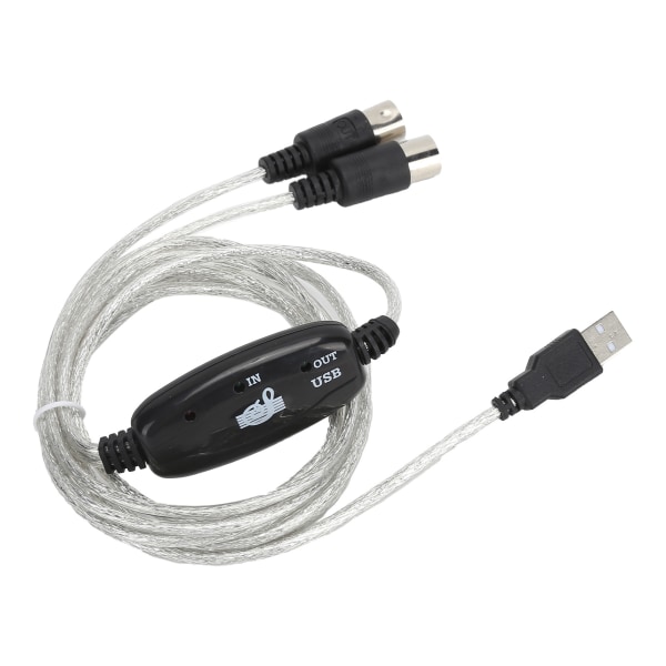 MIDI-kabel MIDI til USB-ledningsadapter Midi-konverter til XP / VISTA / OS X / Window7