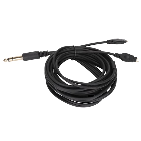 Hovedtelefonkabel Oxygen Free Copper Material Lavt transmissions tab 6,35 mm/0,3 tommer Sort Hovedtelefonledning til HD660S HD650