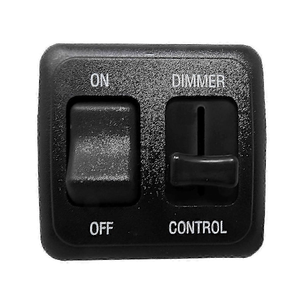 12 V DC Himmenninkytkin, yhteensopiva LED-, halogeeni- ja hehkulamppujen kanssa - matkailuautoihin, autoihin, kuorma-autoihin, veneisiin ja nauhavalaistukseen