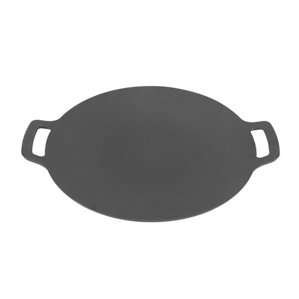 Koreansk BBQ Grill Pan Rund Grillplatta Grill Pan Spishäll Induktion Hem Utomhus Koreansk Grillplatta med Väska 11,8 tum Diameter